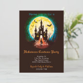 城幽霊のよく出るハッピーハローウィン衣装パーティー 招待状 (スタンド正面)