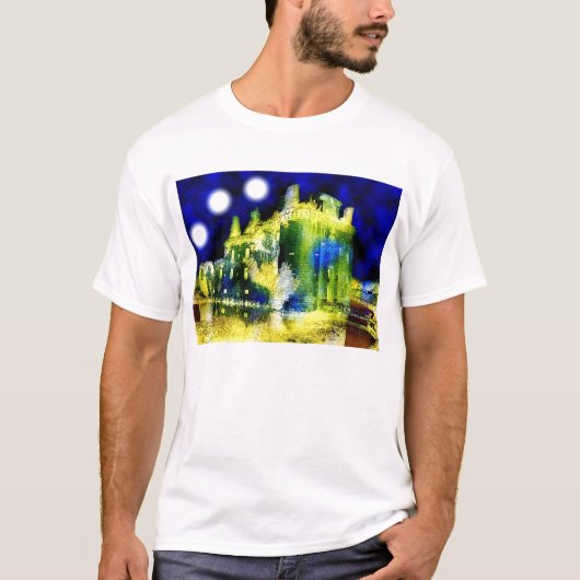 城幽霊のよく出る Tシャツ (正面)