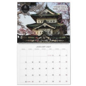 城日本の(城城)カレンダー(2) カレンダー (1月 2027)