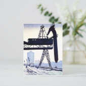 "城東区・砂町風景"小泉癸巳男 (1934) ポストカード (スタンド正面)