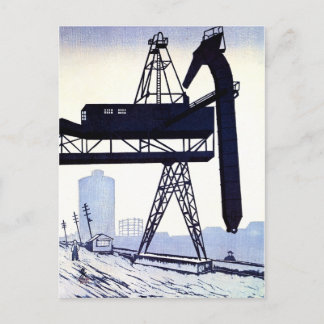 "城東区・砂町風景"小泉癸巳男 (1934) ポストカード