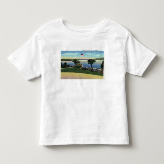 城砦からの南眺め トドラーTシャツ (正面)