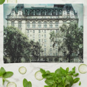 城砦のギャリーの歴史的ホテル キッチンタオル (折り畳み)