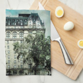 城砦のギャリーの歴史的ホテル キッチンタオル (四つ折り)