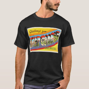 城砦のゴードンジョージアGAの古いヴィンテージ旅行郵便はがき Tシャツ