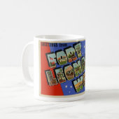 城砦のレオナルド木ミズーリからの挨拶 コーヒーマグカップ (正面左)