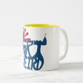 城砦の風変わりなcofeeのマグ ツートーンマグカップ (正面右)