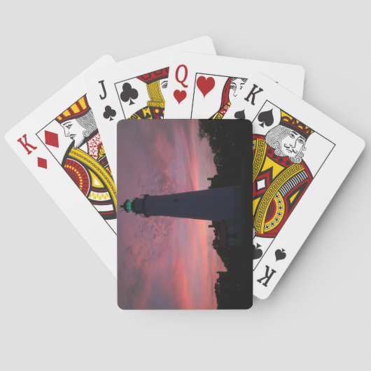 城砦のGratiotの灯台 トランプ (裏面)