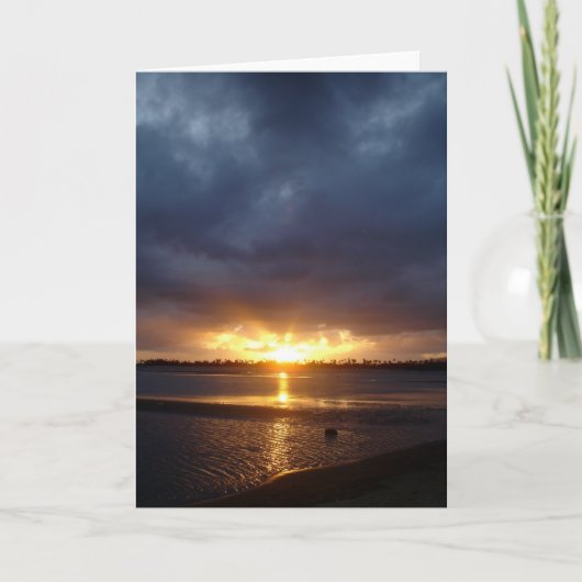 城砦のKamの日没 カード (正面)