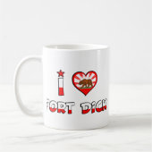 城砦ディック、カリフォルニア コーヒーマグカップ (左)