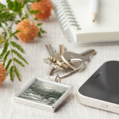 城砦フランクリンの冬の眺め キーホルダー (側面)