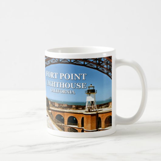 城砦ポイント灯台、カリフォルニアマグ コーヒーマグカップ (右)