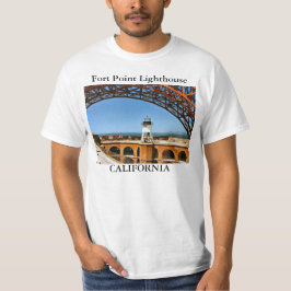 城砦ポイント灯台、カリフォルニアTシャツ Tシャツ