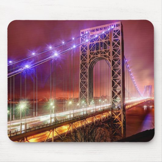 城砦リーからの風が強く、雨の夕べの眺め マウスパッド (正面)