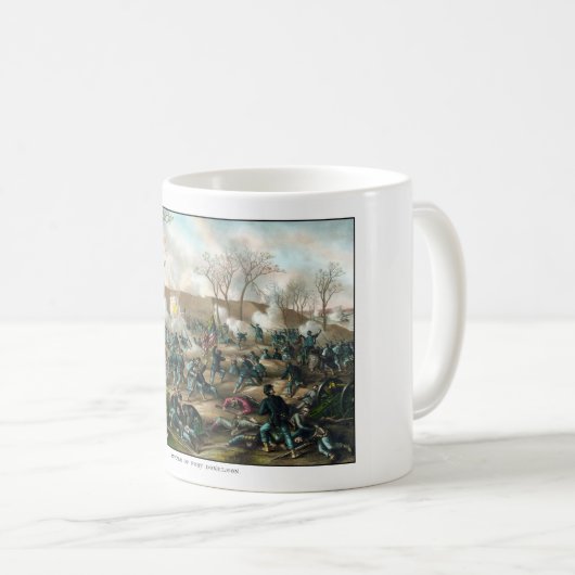 城砦Donelsonの戦い -- 内戦 コーヒーマグカップ (正面右)