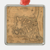 城砦Donelson -内戦パノラマ式Maの戦い メタルオーナメント (正面)