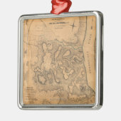 城砦Donelson -内戦パノラマ式Maの戦い メタルオーナメント (左)