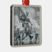 城砦Moultrieの戦いのJasper下士官 メタルオーナメント (右)