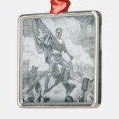 城砦Moultrieの戦いのJasper下士官 メタルオーナメント (左)