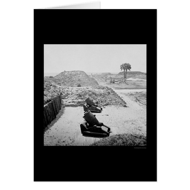 城砦Moultrie内部の近いChaleston、SC 1865年 (正面)