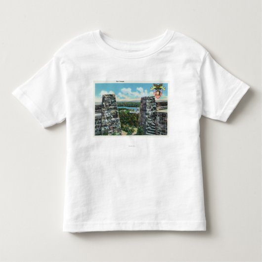 城砦Putnamの眺め トドラーTシャツ (正面)