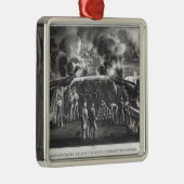 城砦Sumterのチャールストン港の衝突 メタルオーナメント (右)