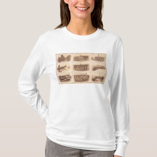 城砦Sumter及びMoultrie Tシャツ (正面)