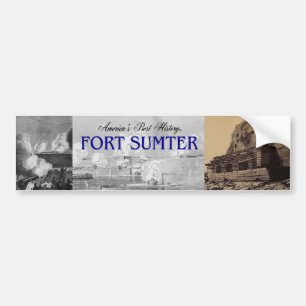 城砦Sumter バンパーステッカー