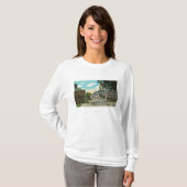 城砦Westonおよびブロックハウスの外観 Tシャツ (正面フル)