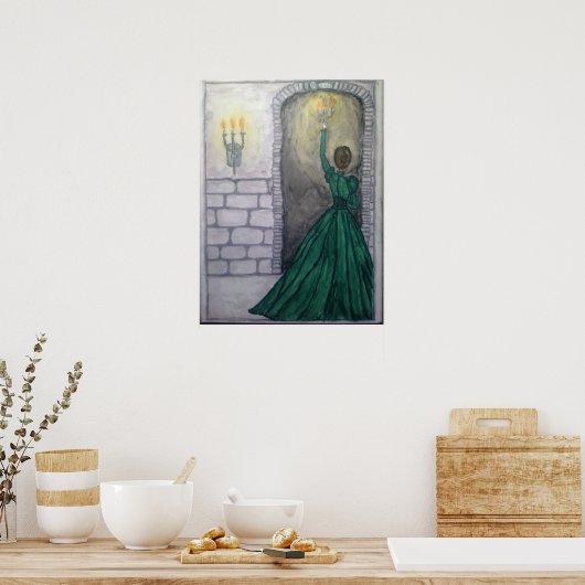 城郭 ポスター (キッチン)