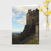 城 カード (黄色い花)