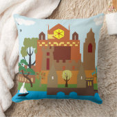 城 クッション (ブランケット)