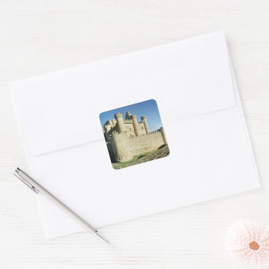 城 スクエアシール (封筒)