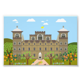 城 フォトプリント           