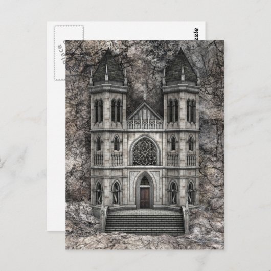 城 ポストカード (正面/裏面)