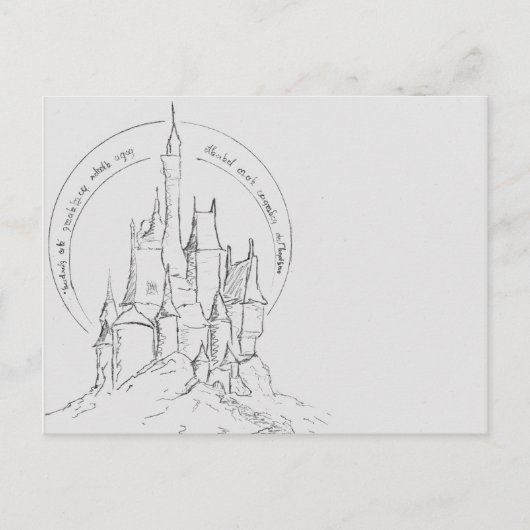 城 ポストカード (正面)