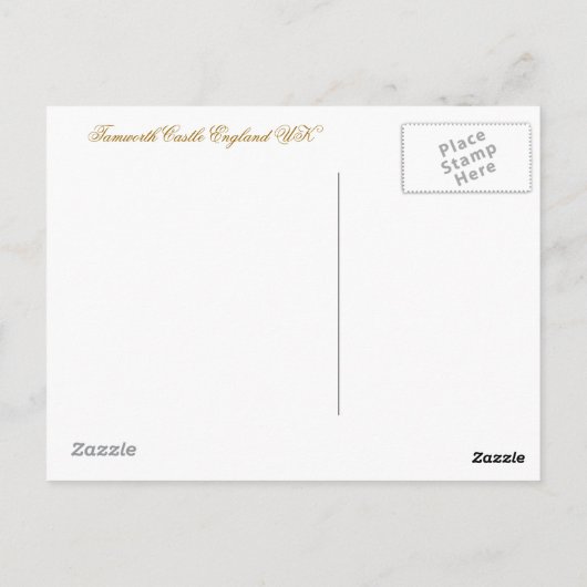 城 ポストカード (裏面)