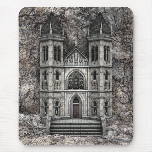 城 マウスパッド (正面)