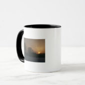 城Charlottenhofの日没 マグカップ (正面左)