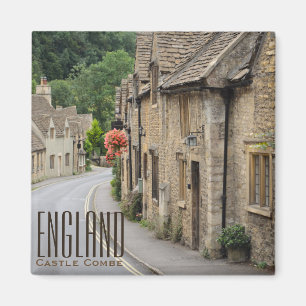 城Combeのイギリスの文字の磁石のコテージ マグネット