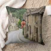 城Combeのイギリスの枕の蜂蜜の色のコテッジ クッション (ブランケット)