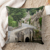 城Combeのイギリスの正方形の枕の橋 クッション (ブランケット)