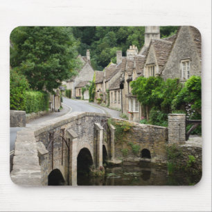 城Combeのイギリスのmousepadの橋 マウスパッド