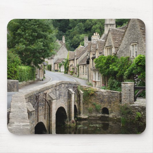 城Combeのイギリスのmousepadの橋 マウスパッド (正面)