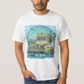 埠頭の風景 Tシャツ (正面)