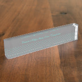 執事の妻のカスタムのテンプレート デスクネームプレート (側面)