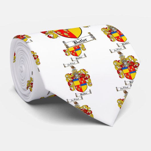 執事の家紋-執事の紋章付き外衣 ネクタイ (ロール)