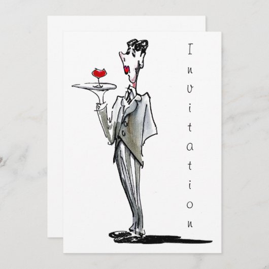 執事の招待状 招待状 (正面/裏面)