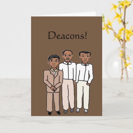 執事 カード (黄色い花)