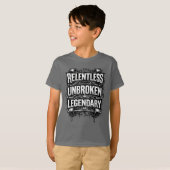 執念の伝説的な子供用Tシャツ Tシャツ (正面フル)